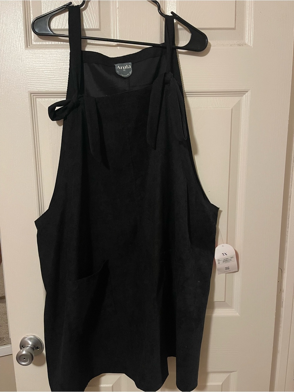 Black Tie-Shoulder dress for Women
